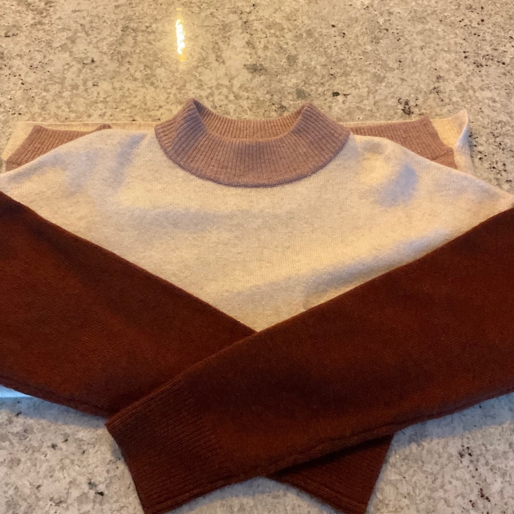 Madewell block sweater